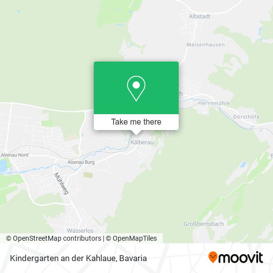 Kindergarten an der Kahlaue map