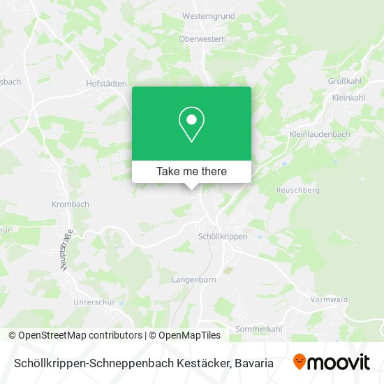 Schöllkrippen-Schneppenbach Kestäcker map