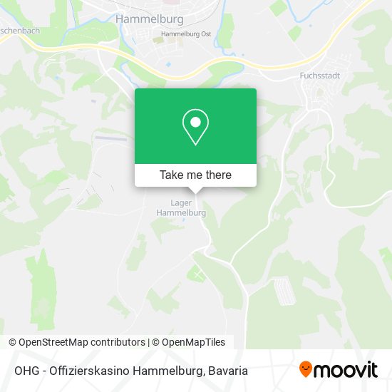 Карта OHG - Offizierskasino Hammelburg