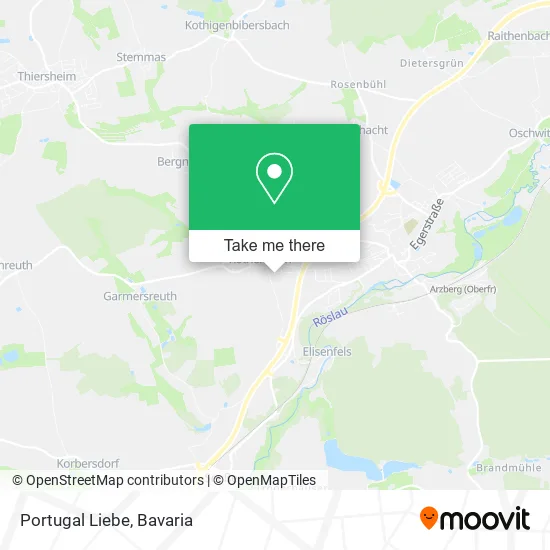 Карта Portugal Liebe