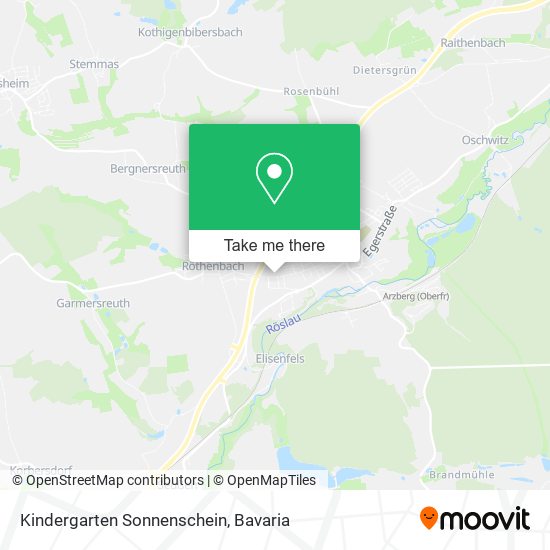 Kindergarten Sonnenschein map