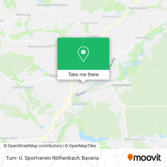 Карта Turn- U. Sportverein Röthenbach