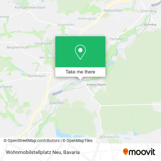 Карта Wohnmobilstellplatz Neu