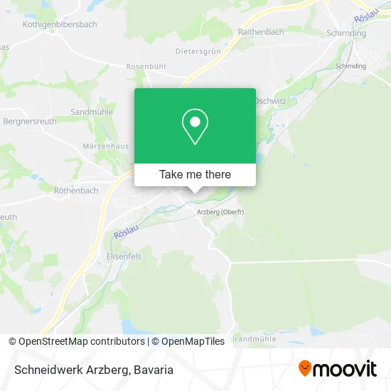Карта Schneidwerk Arzberg