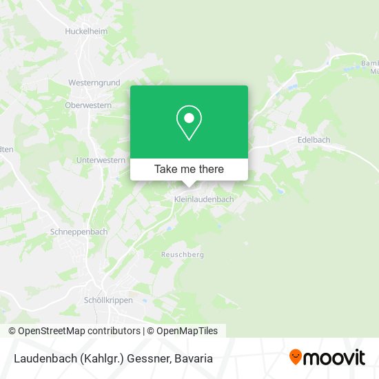Laudenbach (Kahlgr.) Gessner map