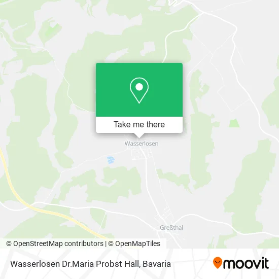 Карта Wasserlosen Dr.Maria Probst Hall