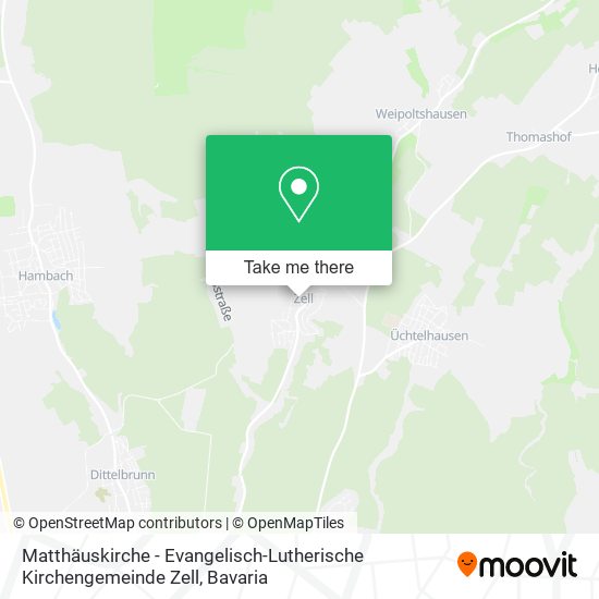 Matthäuskirche - Evangelisch-Lutherische Kirchengemeinde Zell map