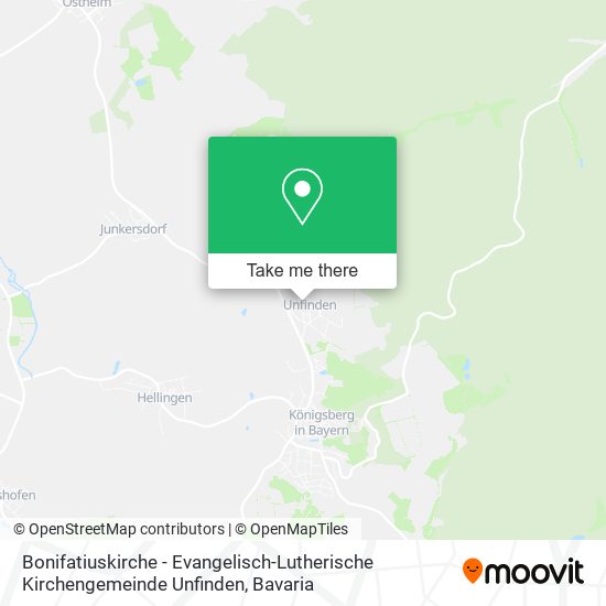 Bonifatiuskirche - Evangelisch-Lutherische Kirchengemeinde Unfinden map