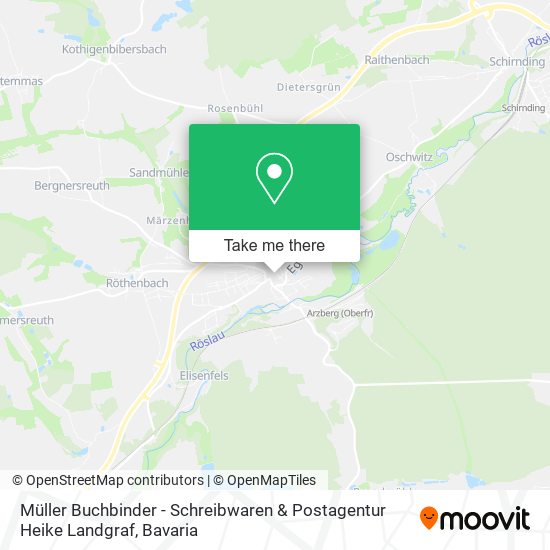 Müller Buchbinder - Schreibwaren & Postagentur Heike Landgraf map