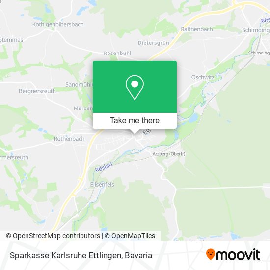 Sparkasse Karlsruhe Ettlingen map