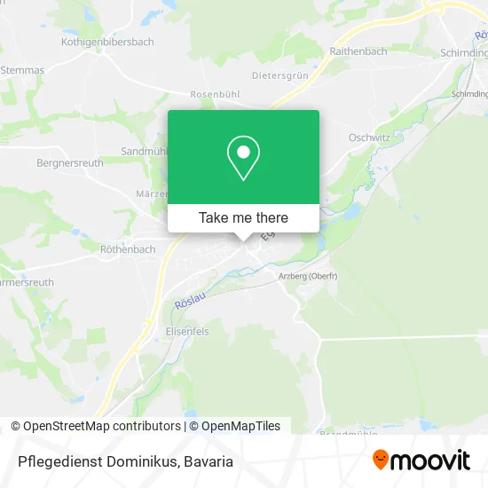 Карта Pflegedienst Dominikus