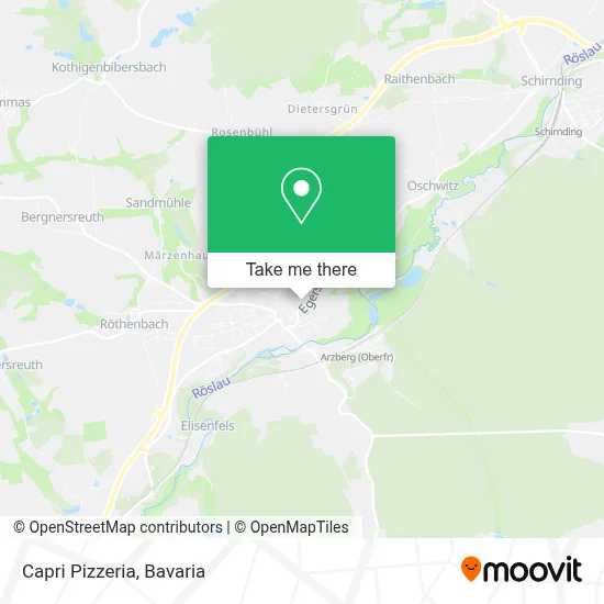 Pizzeria Capri map