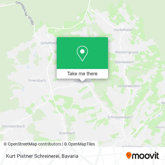 Kurt Pistner Schreinerei map