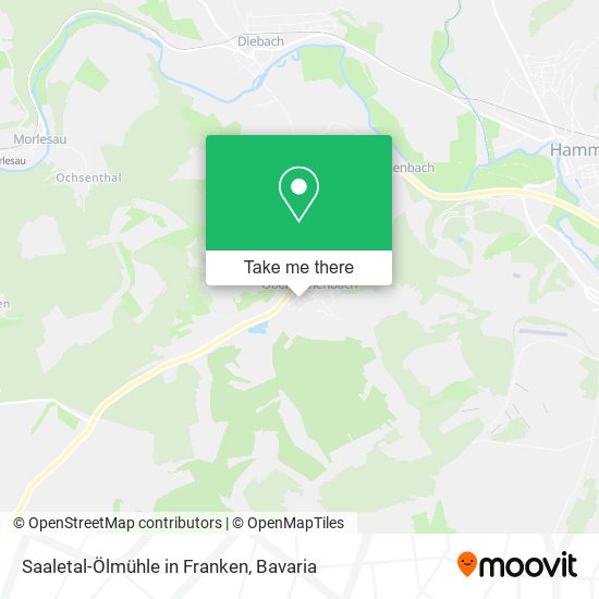Saaletal-Ölmühle in Franken map