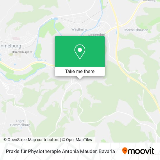 Praxis für Physiotherapie Antonia Mauder map