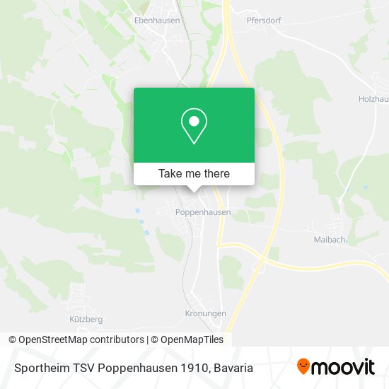Sportheim TSV Poppenhausen 1910 map