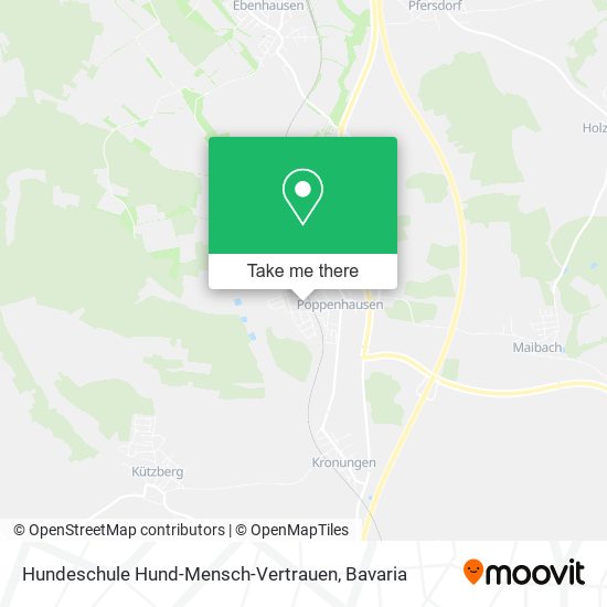 Hundeschule Hund-Mensch-Vertrauen map