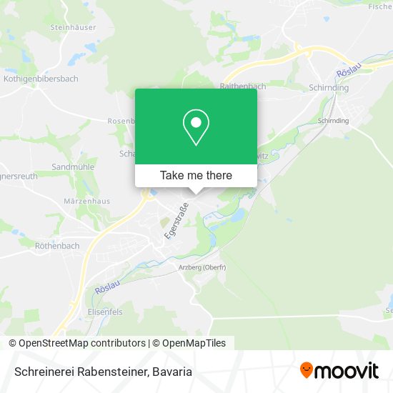 Schreinerei Rabensteiner map