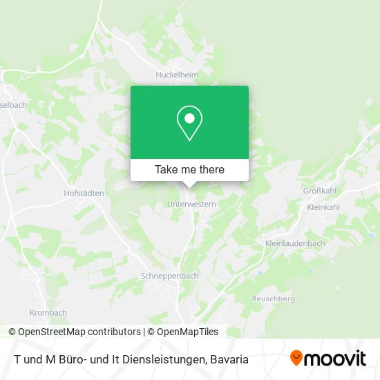 T und M Büro- und It Diensleistungen map