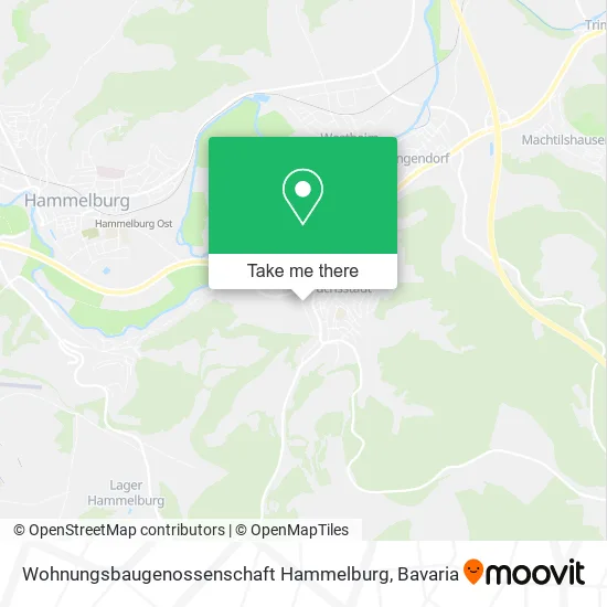 Карта Wohnungsbaugenossenschaft Hammelburg