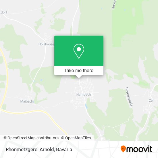 Rhönmetzgerei Arnold map