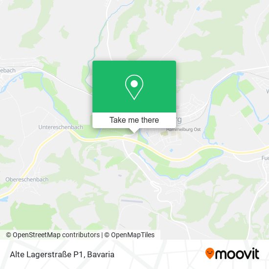 Alte Lagerstraße P1 map