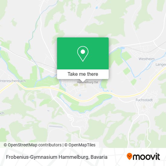 Frobenius-Gymnasium Hammelburg map