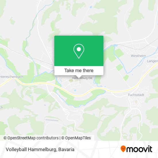 Volleyball Hammelburg map