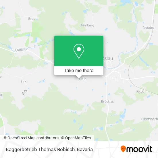 Карта Baggerbetrieb Thomas Robisch
