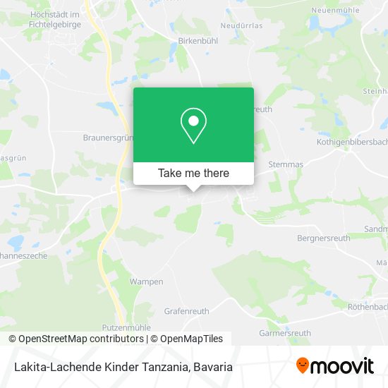Lakita-Lachende Kinder Tanzania map