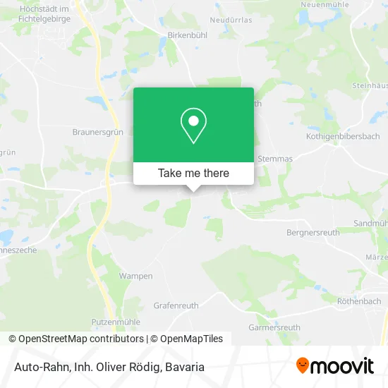 Карта Auto-Rahn, Inh. Oliver Rödig