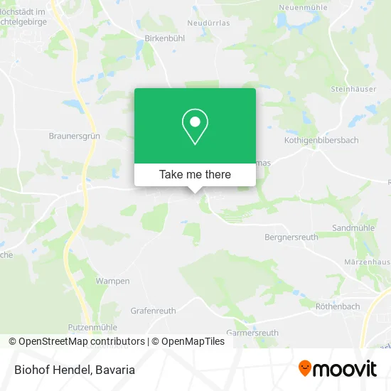 Карта Biohof Hendel