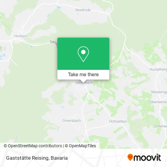 Карта Gaststätte Reising