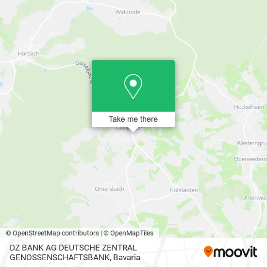 Карта DZ BANK AG DEUTSCHE ZENTRAL GENOSSENSCHAFTSBANK