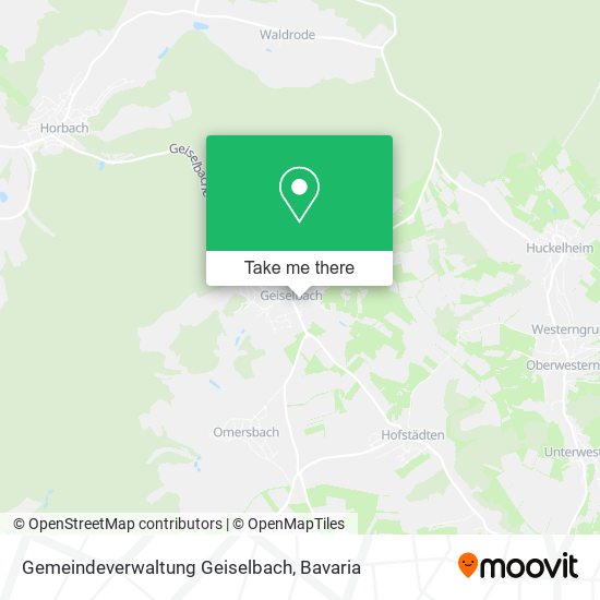 Карта Gemeindeverwaltung Geiselbach