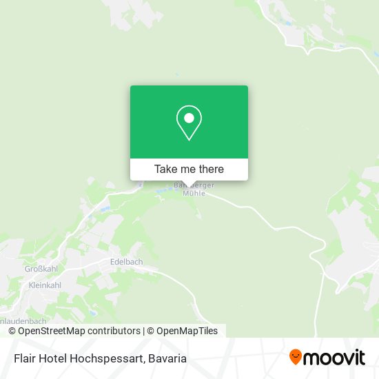 Flair Hotel Hochspessart map