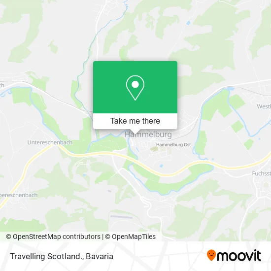 Карта Travelling Scotland.
