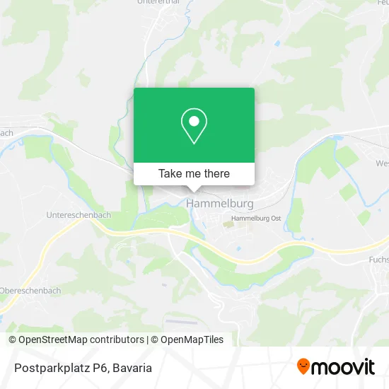 Карта Postparkplatz P6