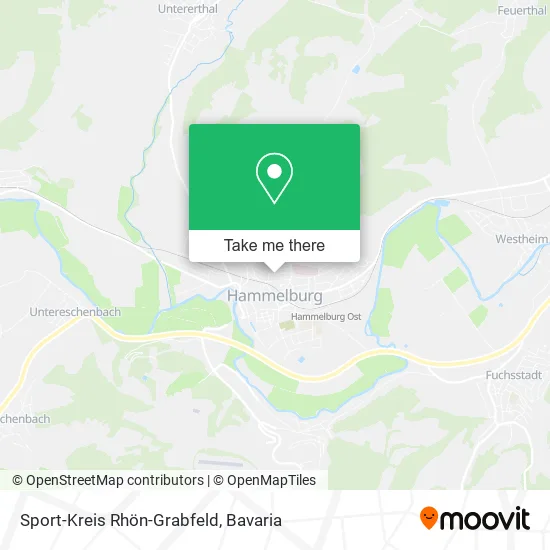 Sport-Kreis Rhön-Grabfeld map