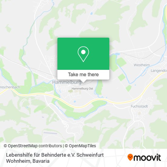 Lebenshilfe für Behinderte e.V. Schweinfurt Wohnheim map