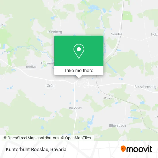 Карта Kunterbunt Roeslau