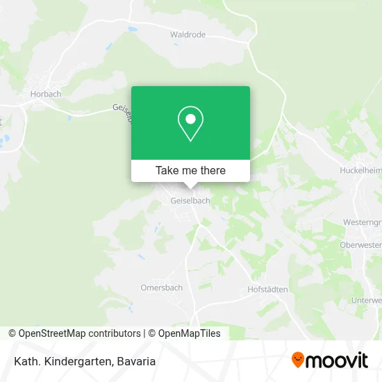 Kath. Kindergarten map