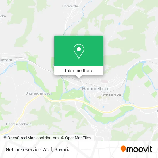 Карта Getränkeservice Wolf