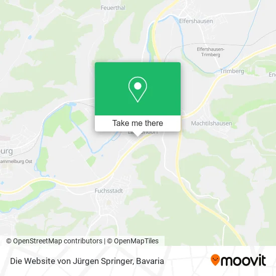 Die Website von Jürgen Springer map