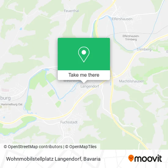 Карта Wohnmobilstellplatz Langendorf