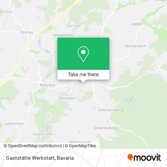 Gaststätte Werkstatt map