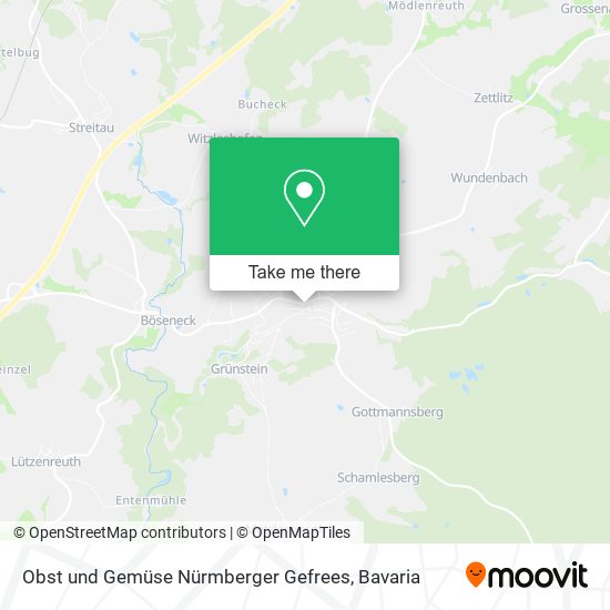 Obst und Gemüse Nürmberger Gefrees map