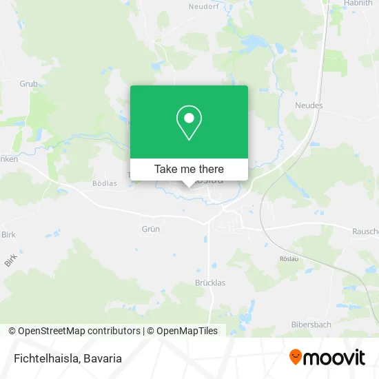Карта Fichtelhaisla