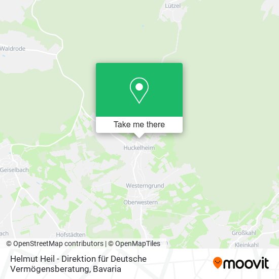 Helmut Heil - Direktion für Deutsche Vermögensberatung map