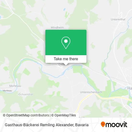 Карта Gasthaus-Bäckerei Remling Alexander